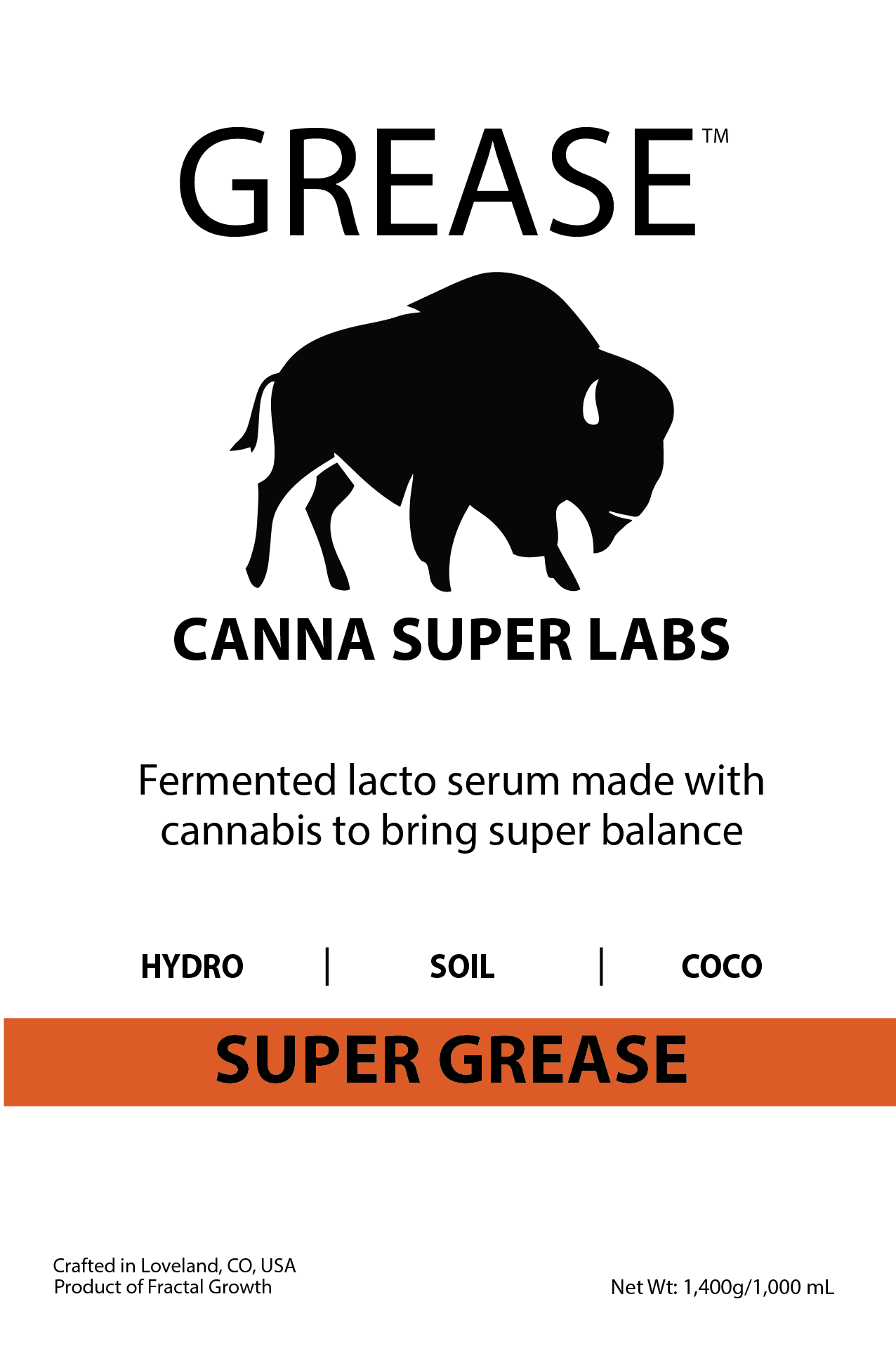 SUPER GREASE * CANNA SUPER LABS