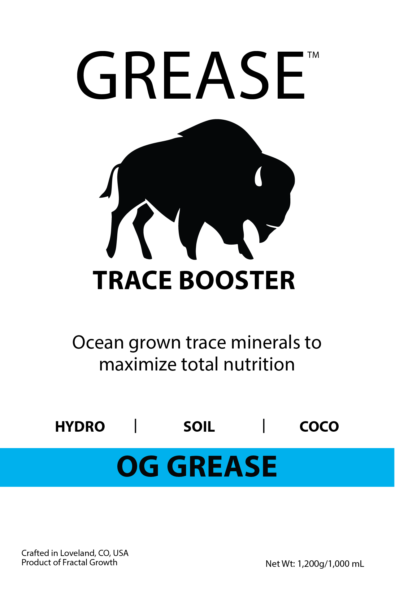 OG GREASE * TRACE BOOSTER