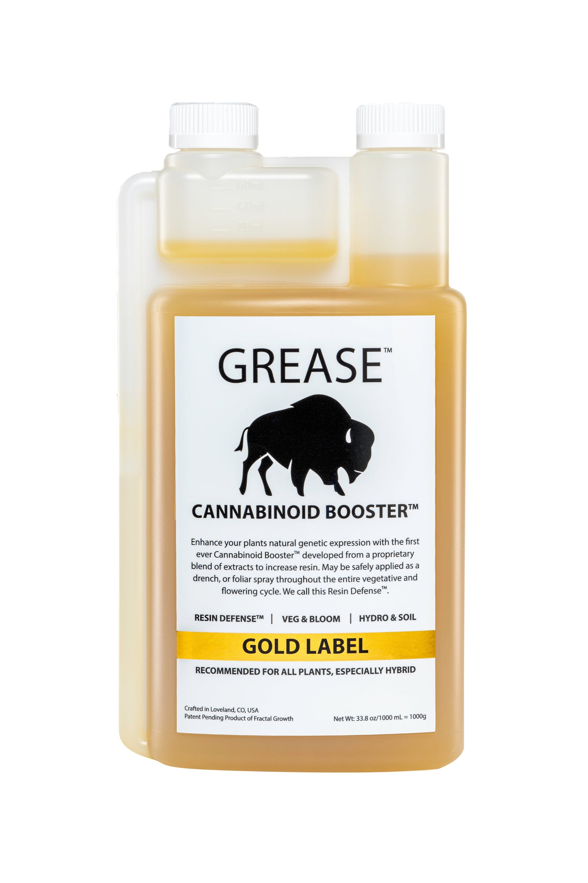 Grease Gold Label, Grease Nutrients, Grow With Grease