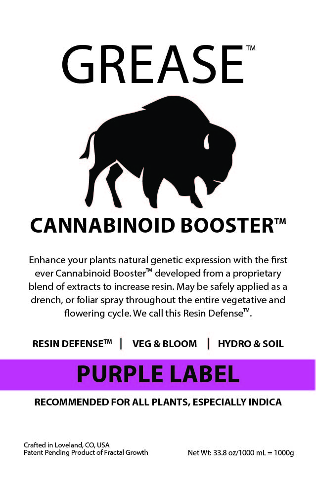Grease Purple Label, Grease Nutrients, Grow With Grease