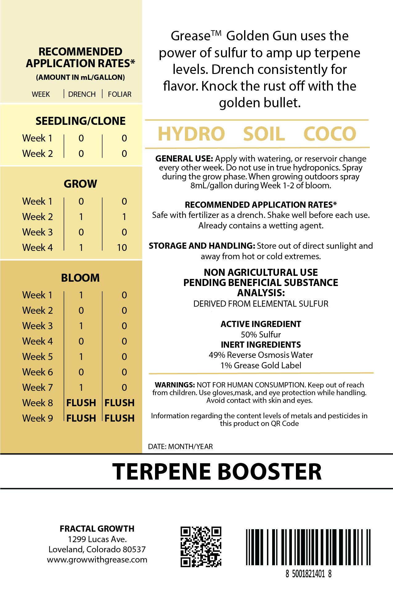 Golden Gun * Nano Sulfur