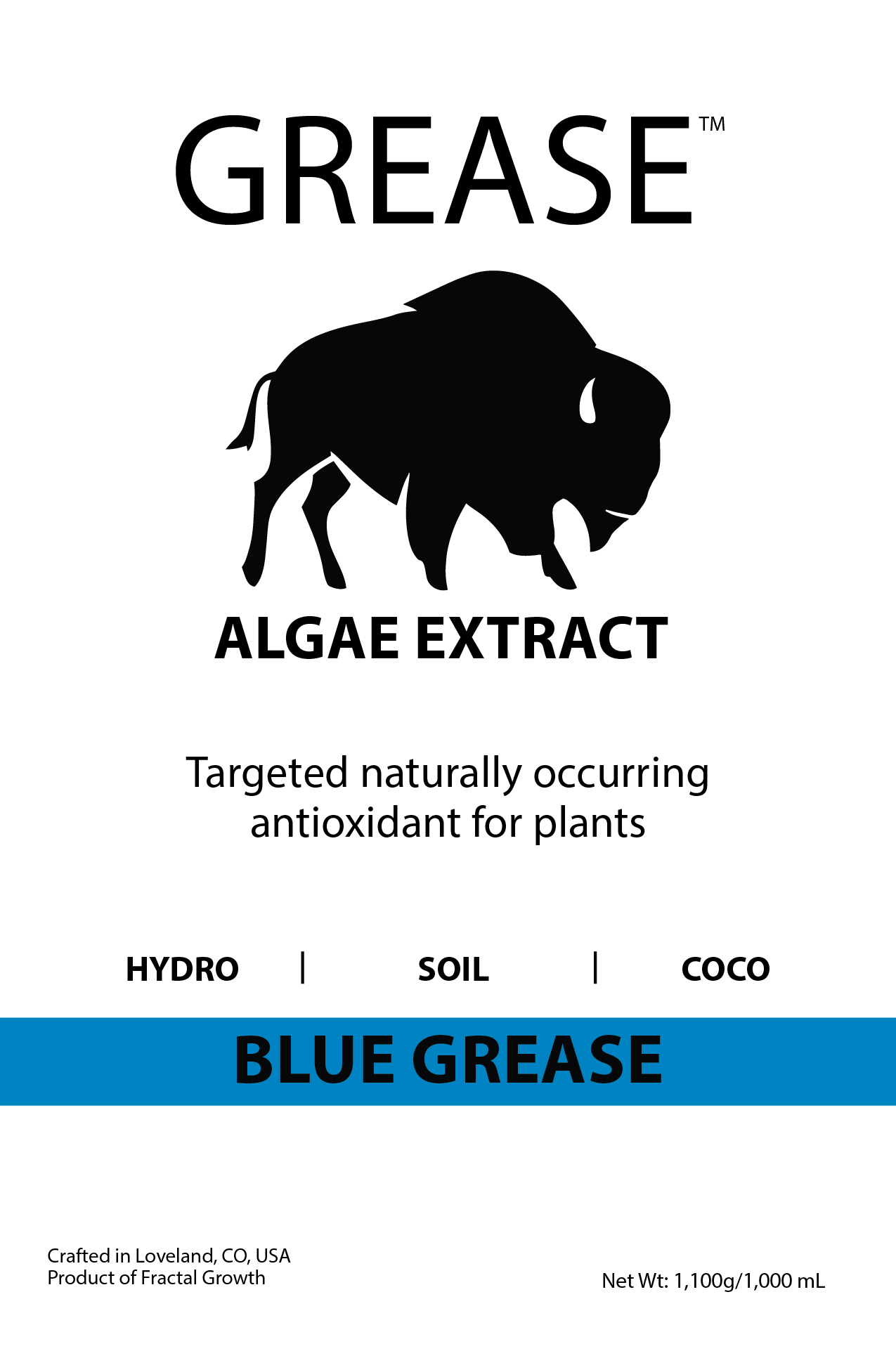 Blue Grease * Algae Extract