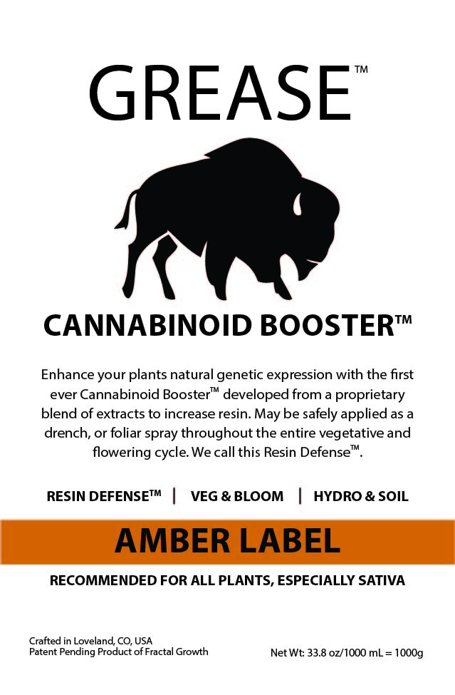 Grease Amber Label, Grease Nutrients