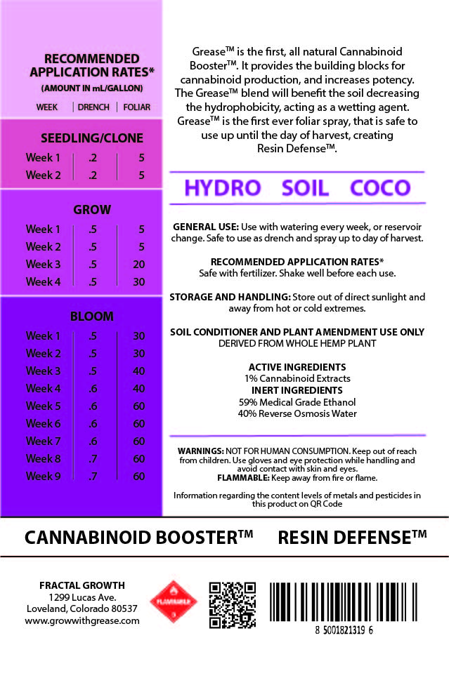  Grease Purple Label, Grease Nutrients, Grow With Grease