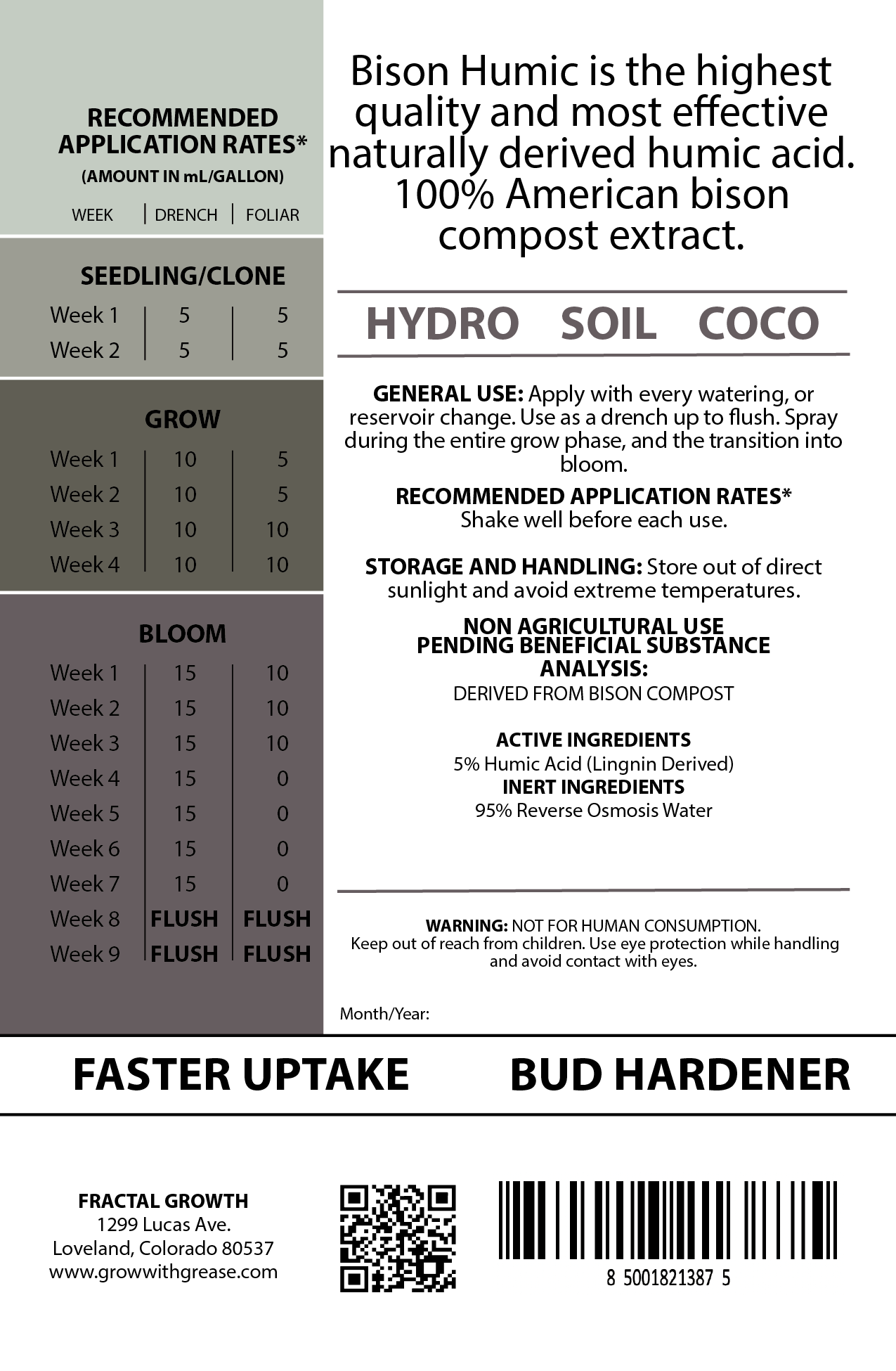 BISON EXTRACT * LIQUID COMPOST TEA